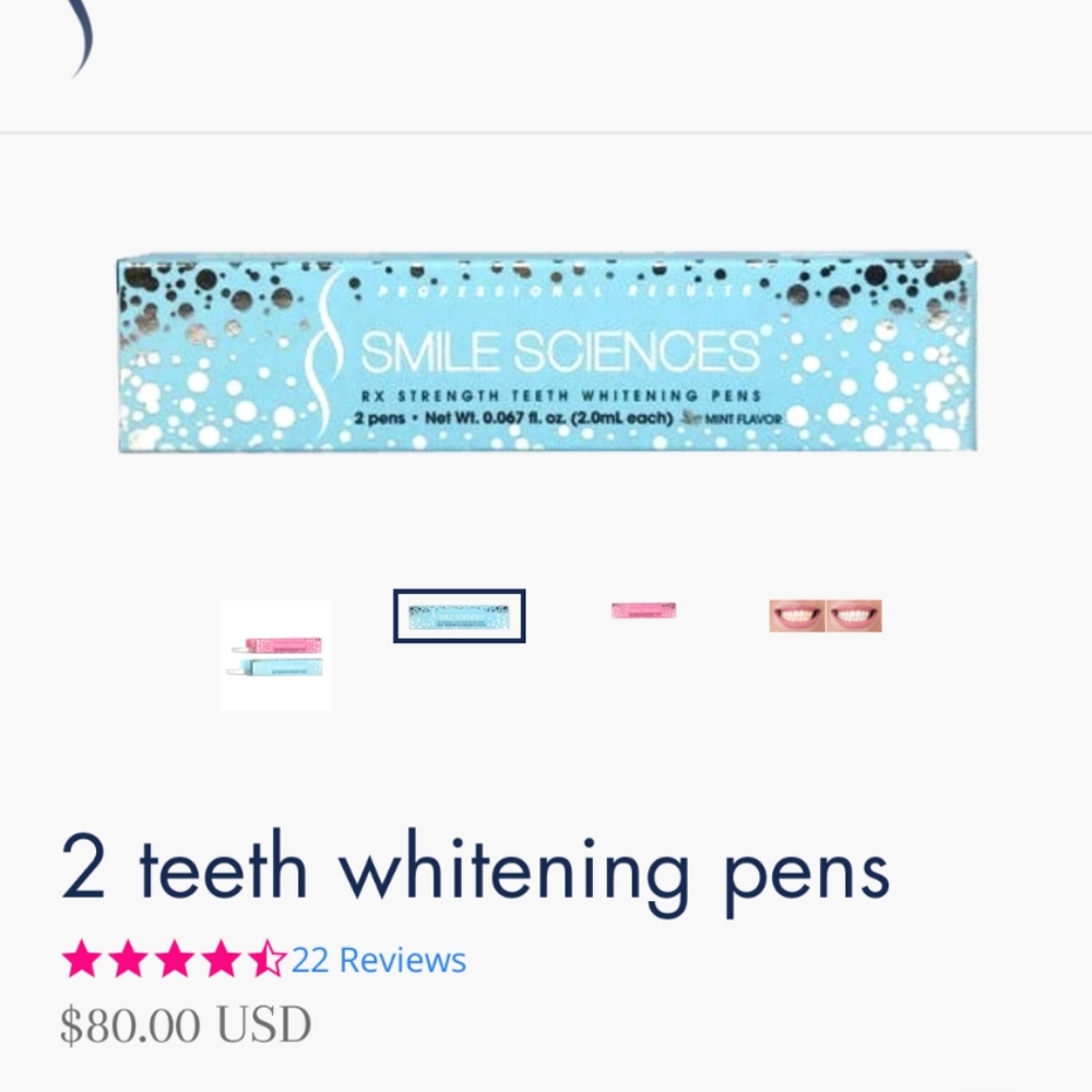 🆑 Rx Strength Teeth Whitening Pens